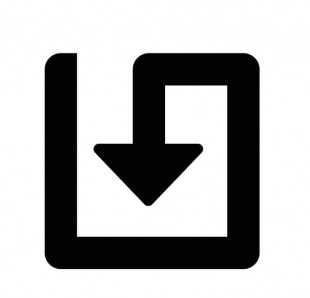 Save and return icon