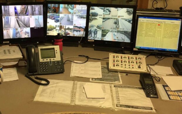 Police custody desk