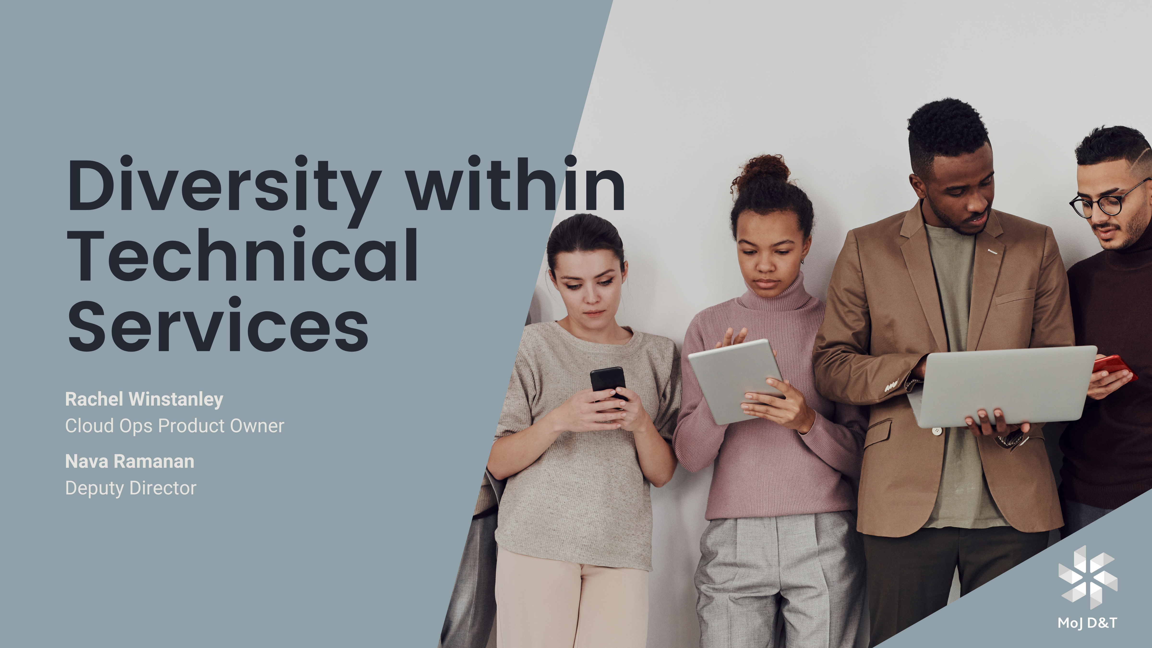 Diversity Within Technical Services Moj Digital Technology